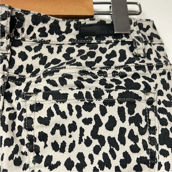 Miss Me Mid Rise Ankle Skinny Animal Print Jeans - Picture 5 of 12